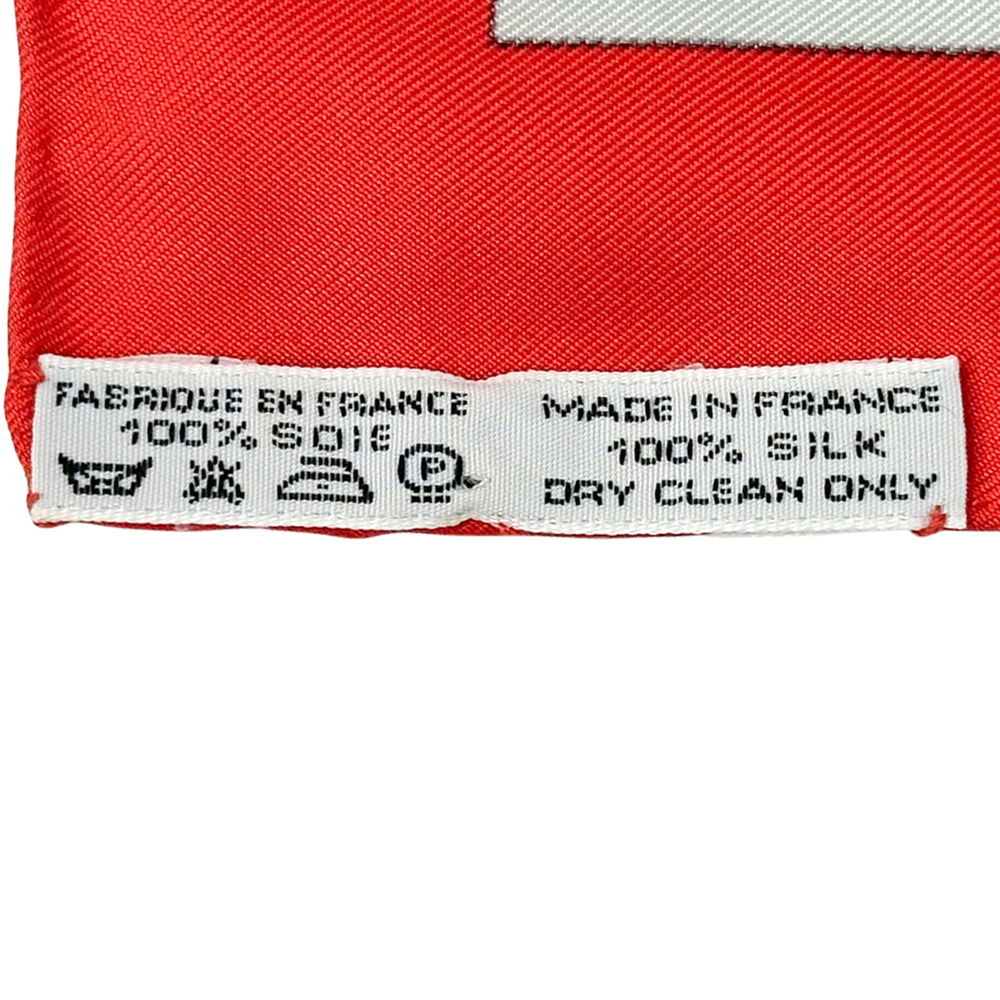 Hermes scarf/muffler, Carre 90, CASQUES et PLUMETS (Helmets without Faces), w... - Picture 4 of 6